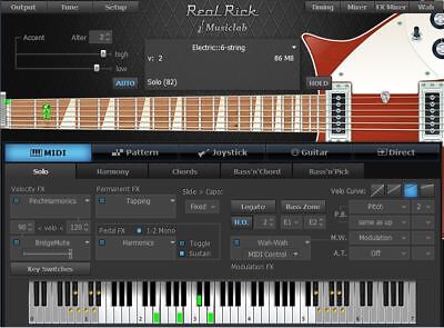 New Music Lab Real Rick Virtual Guitar Instrument Rickenbacker Pro