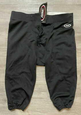 Football Pants YOUTH Bike BLACK 2-slot - fits size 34''-36'' waist - YOUTH XL