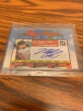2020 Donruss Sky High Signatures Auto #SHS-MC Michael Chavis - Boston Red Sox