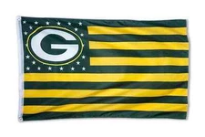 Green Bay Packers 3x5 Foot American Flag Banner New