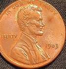 1983 Philadelphia Lincoln Memorial Small Cent Penny Business Strike Circulated — photo 1