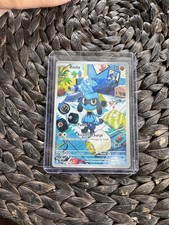 Pokémon TCG Riolu 215/198 Illustration Scarlet & Violet Base Set on eBay