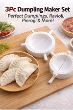 3Pc Dumpling Maker Set Dumpling Ravioli Press Dough Clip Kitchen Gadget Tools