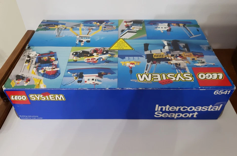 VINTAGE LEGO SYSTEM TOWN 6541 INTERCOASTAL SEAPORT NAUTICA 1993 BOX ONLY  - Image 4 of 4