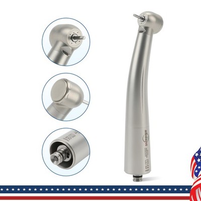 ABDENT Dental Fiber Optic LED Handpiece Four Spray Big Head For NSK Coupling
