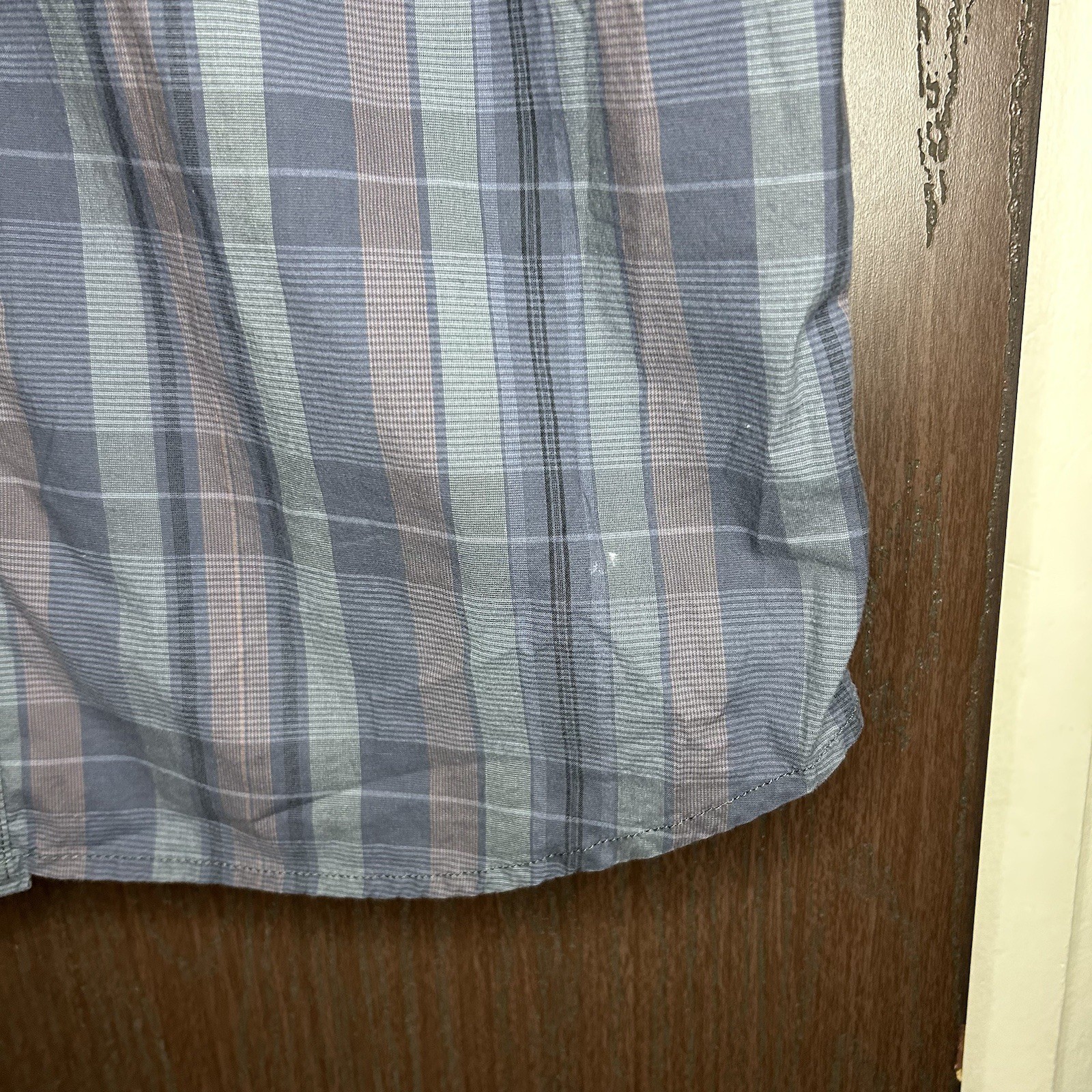 Carhartt Rugged Flex Lightweight Work Shirt Mens Medium Relaxed Fit Plaid thumbnail 5