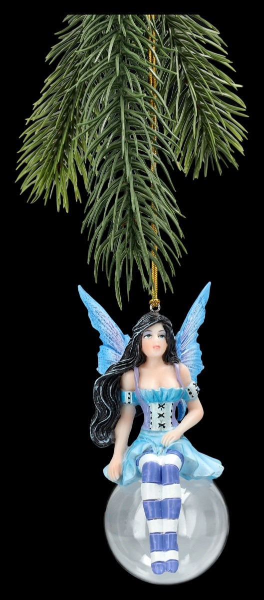 Christmas Tree Ornament Elves Ornament - Bubble Rider Flora By Amy Brown - Fee