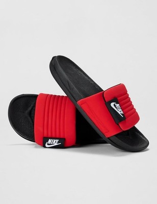 Nike Offcourt Slide Red Black Logo Men's Sandals US 12
