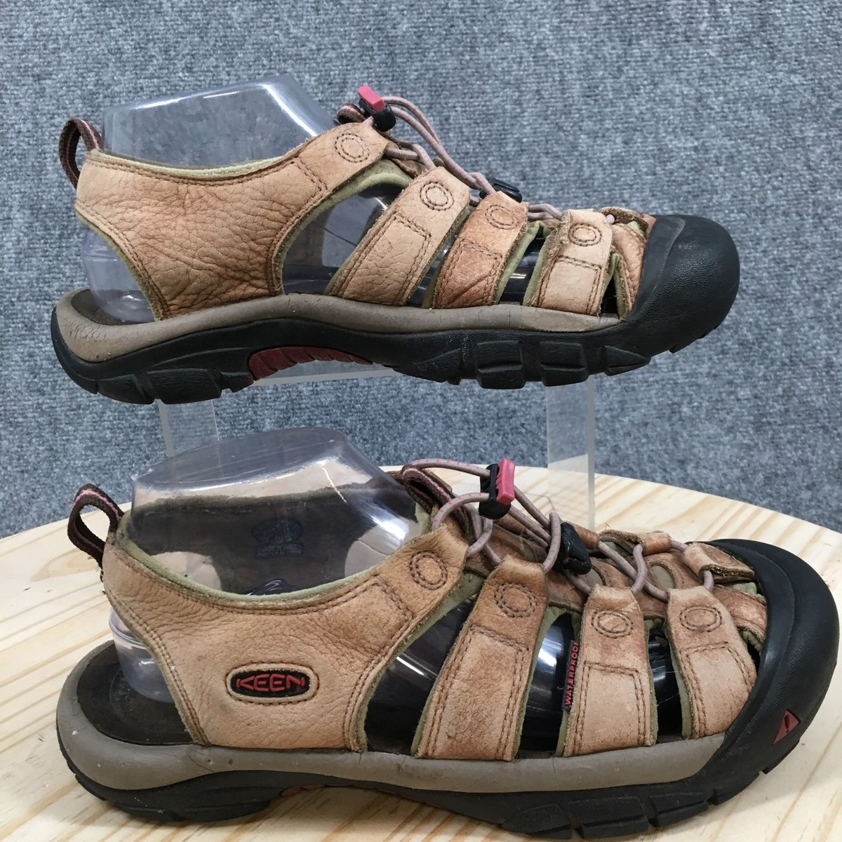 Keen Sandals Mens 10 Newport H2 Fisherman Brown Leather Lace  display picture 2
