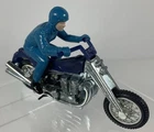 Vintage 1970's HOT WHEELS RRRUMBLERS ROAD HOG W/RIDER -- WOW! Beautiful!