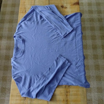 Llbean Women's Purple and Blue Sweatshirt