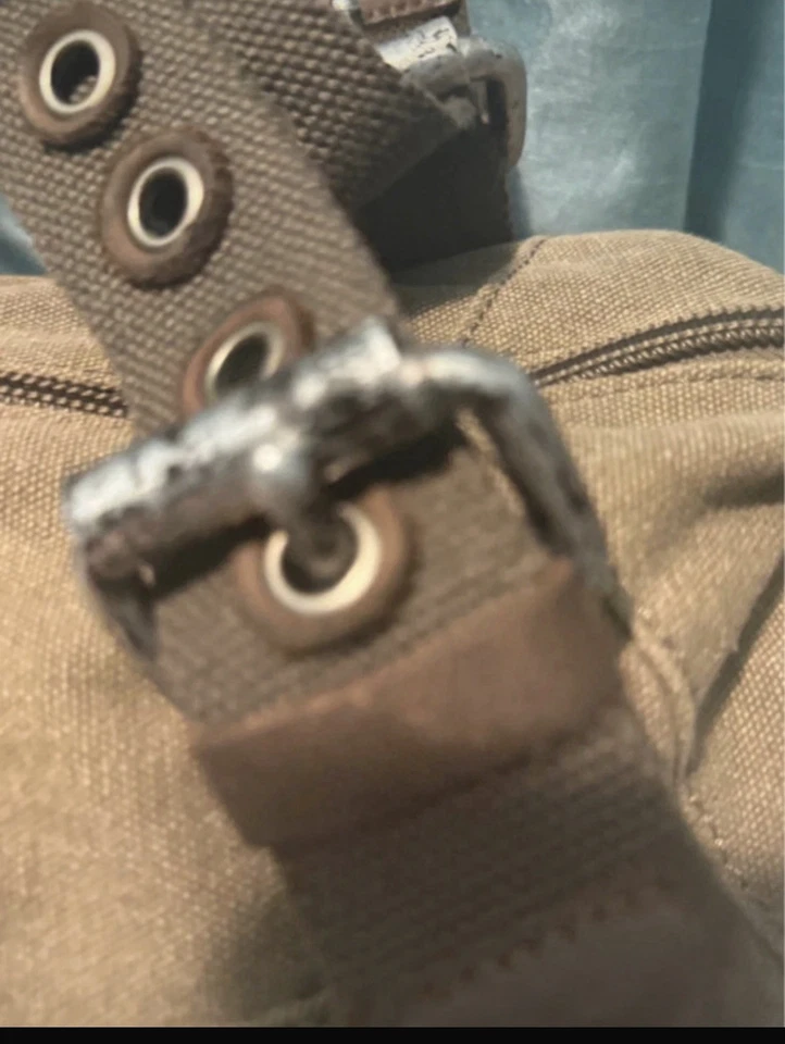 Troop London medium strong canvas brown bag - Image 4 of 4