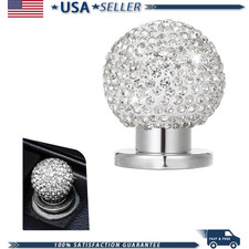 Crystal Rhinestone Round Ball Push Start Button Cover