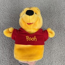 Disney Winnie the Pooh 9" Plush Hand Puppet Vintage Mattell