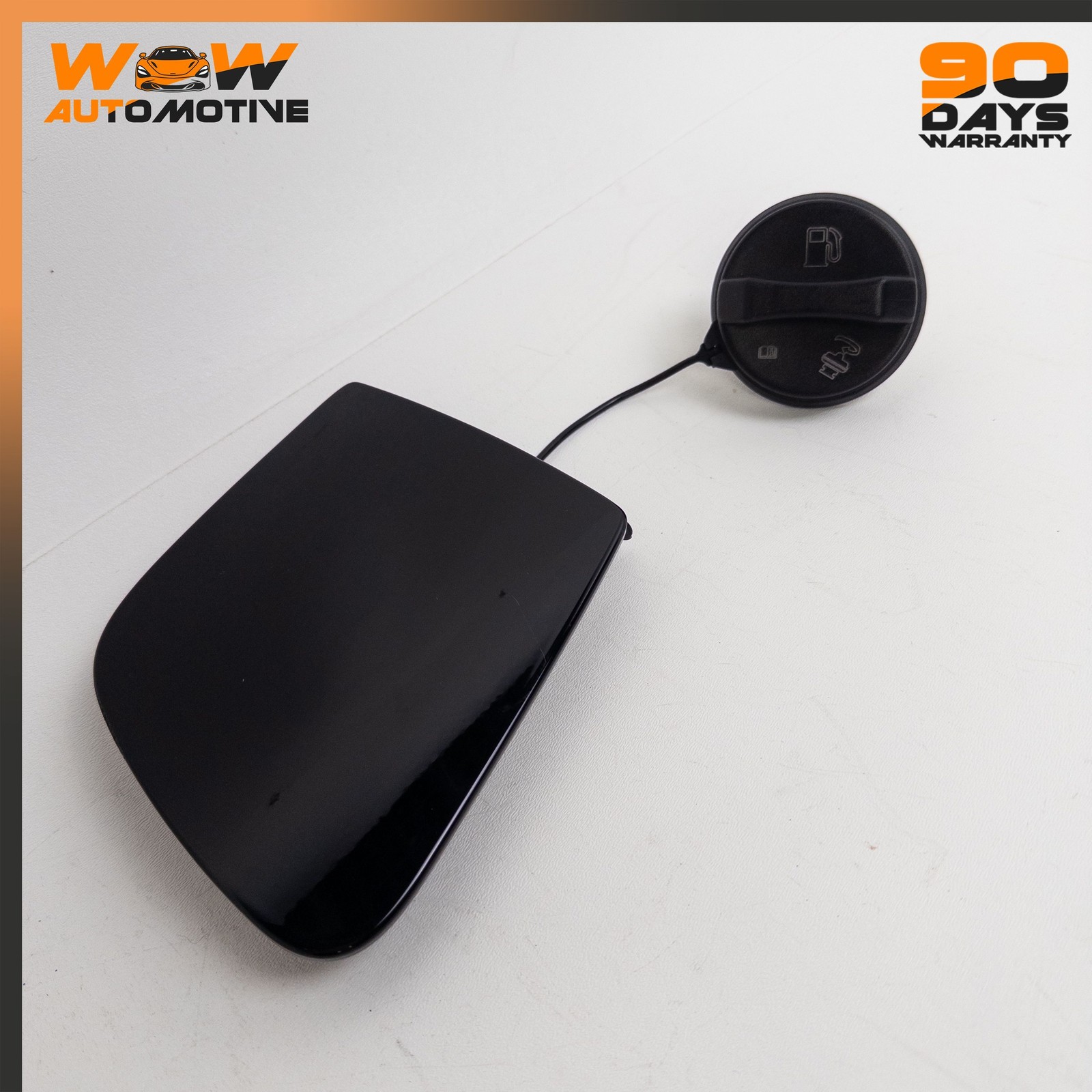 05-13 CHEVROLET CORVETTE C6 FUEL DOOR LID GAS TANK COVER BLACK 20978682 OEM