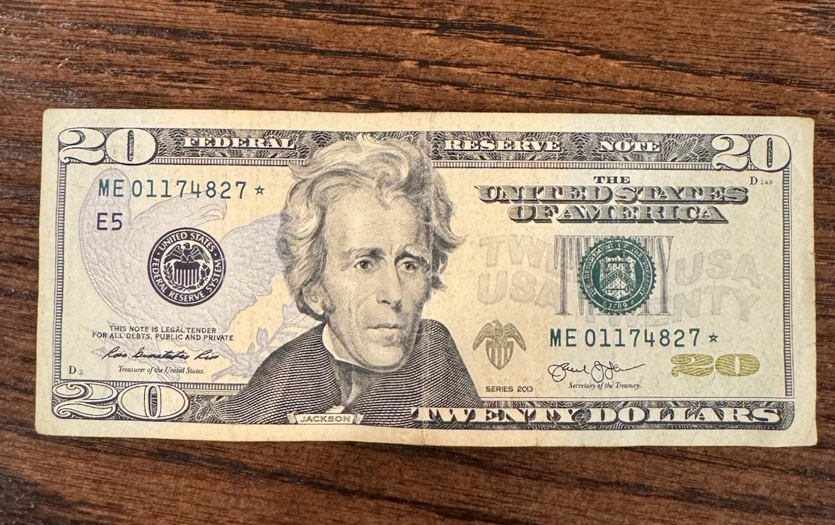 Circulated 2013 $20 US Small Size Paper Money Notes for sale | eBay