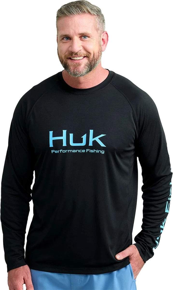 Chemise De Pêche Hulk Performance - Homme Taille S - Blanc Et Bleu - Manches Longues