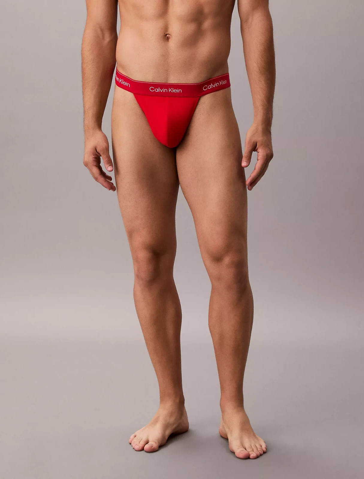 Calvin Klein CK mens Red Icon cotton G-string thong underwear size S M L XL thumbnail 7