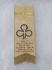 BRIDGETON NEW JERSEY 24th INFANTRY FIRST GAR CIVIL WAR GRAND ARMY REUNION RIBBON