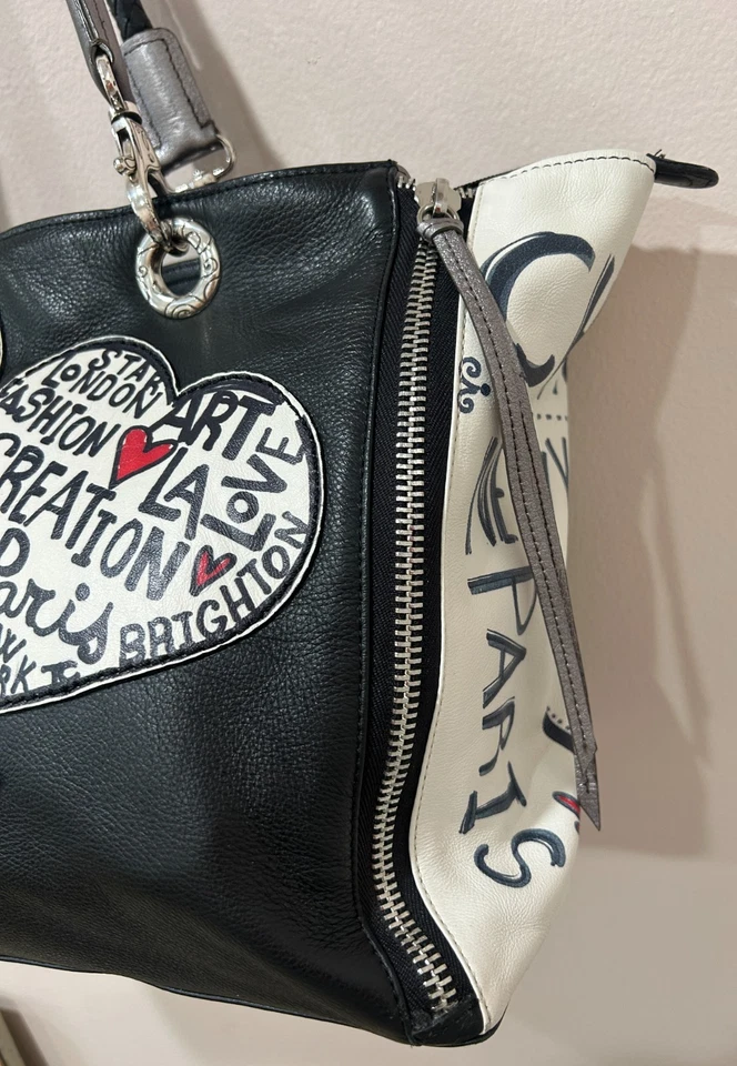 Bolso Grande BRIGHTON Fashionista Tom Clancy Super Glam Chic Alta Costura París Foto 3 de 4