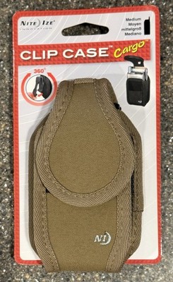 Nite Ize Khaki Brown Universal Utility Holster Case Pouch for Tools Flip-Phones