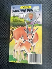  Vintage CONTE 12 Painting Pencils TONY HART 1980s Art Set Drawing For Paint