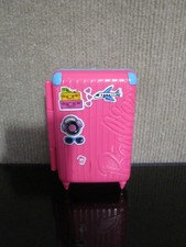 Barbie Pink Travel Rolling Luggage Suitcase With Accessories b 