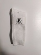 b studio -women's socks - white- Cotton Blend - Made in USA  I4 