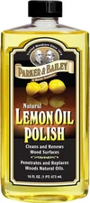 LEMON OIL POLISH - Natural Lemon Scented Wood Cleaner & Furniture Polish, Cleans