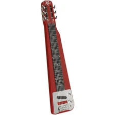 Rogue RLS-1 Lap Steel Guitar with Stand and Gig Bag Metallic Red