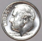 1963-P ROOSEVELT SILVER DIME GEM BU - #2359EF