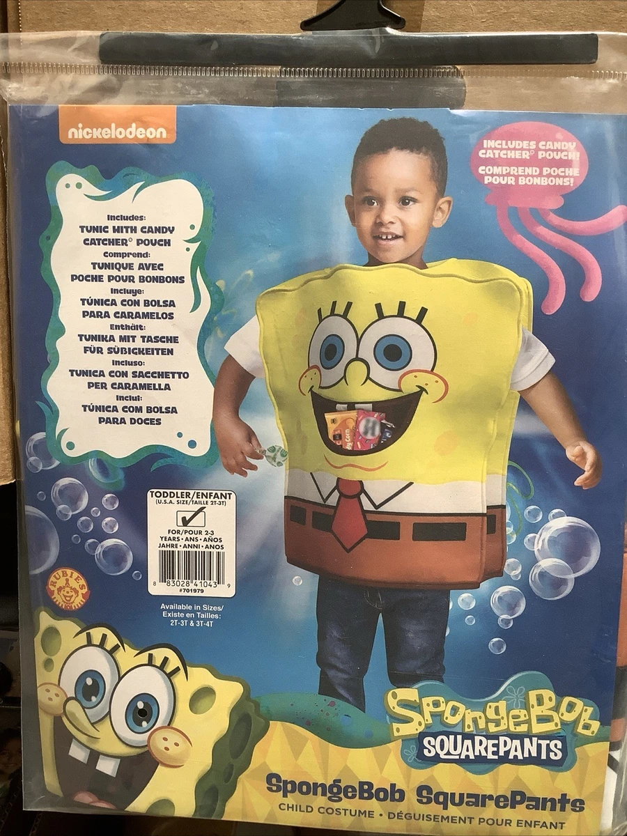 Disfraz Oficial De Bob Esponja Para Mujer, Talla Pequeña - Incluye Camiseta, Falda Y Calcetines, Ideal Para Fiestas Y Cosplay