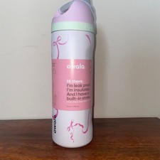 Owala Tied And True pink Bows 24 oz Freesip water bottle Hot