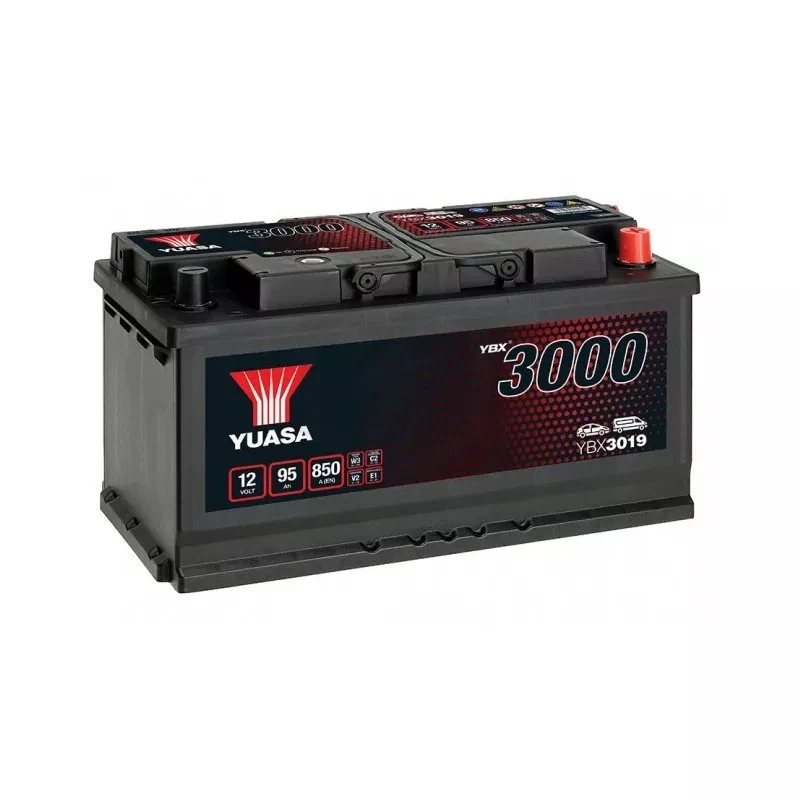 Batterie Yuasa YBX3019 12V95Ah 850A Voiture CampingCar Utilitaire Sans Entretien - Photo 3/4