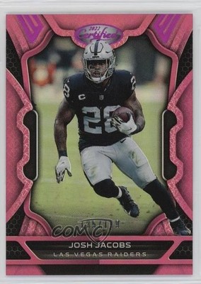 2022 Certified Mirror Pink 135/199 Josh Jacobs #58 zt7