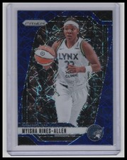 2024 Panini Prizm WNBA #20 Myisha Hines-Allen Blue Velocity Prizms