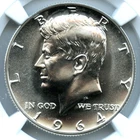 1964 Kennedy Half Dollar, NGC PF 67