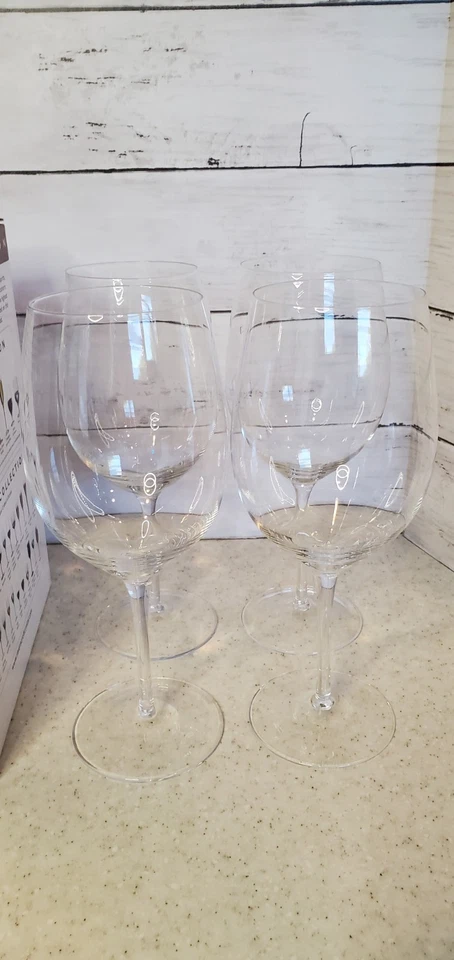 Ravenscroft Crystal R. Croft Bordeaux Cabernet Wine Glasses Set of 4 Lead... Foto 3 de 4