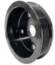 1988 - 1992 Chevy Truck Serpentine Crankshaft Pulley 2.8l 3.4l Underdrive Black