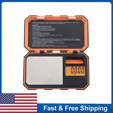 ORANGE Uniweigh Digital Pocket Scale 200g x 0.01g Jewelry Gold Gram Karat Weight