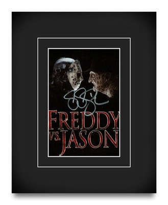 Sean Cunningham signed 10x8 Foto Autogramm Freddy vs Jason Geschenk Display COA