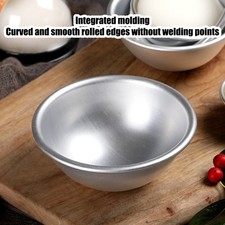 Half Sphere Aluminum Cake Mold Planet Shaped Hemisphere Baking Pan Reusable PN