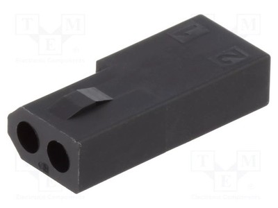 connector 062 Pwr Conn Rcpt Black Free Hng 2Ckt