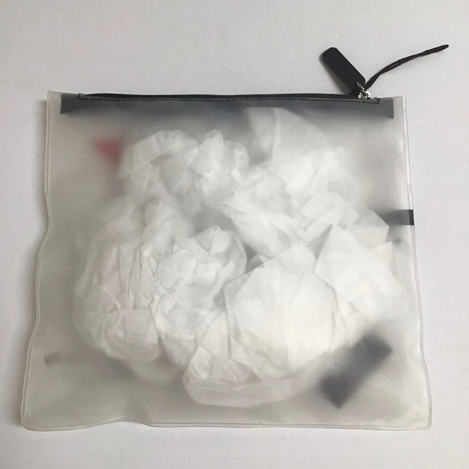 Sephora Batom Vermelho Bolsa de Viagem Jet Beauty on the Fly Cosméticos Plásticos Reutilizáveis - Imagem 2 de 4