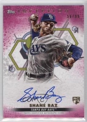 2022 Topps Inception Magenta 56/99 Shane Baz #BRES-SBA Auto RC 11ur