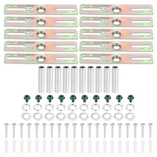 4" Ceiling Light Plate Kit, 10 Pack Light Crossbar Mounting Bracket Universal...