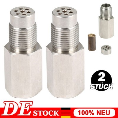 2pcs M18x1,5 O2-Sensor-Verlängerungsstecker, Edelstahl-Sauerstoffsensor-Adapter