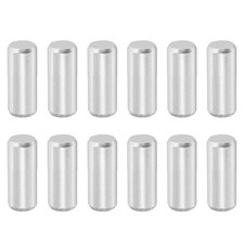 12 Pcs 6x12 mm 316 Stainless Steel Dowel Pin, Cylindrical Shelf Support Peg Pin