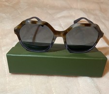 Longchamp LO760S 261 Sunglasses Brown Grey Havana/Azure with Case Authentic