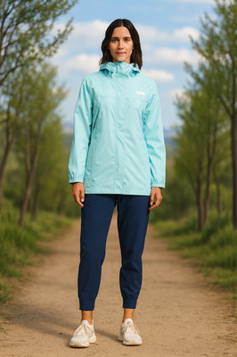 The North Face Antora Parka Womens Jacket Skylight Waterproof DryVent M BLUE